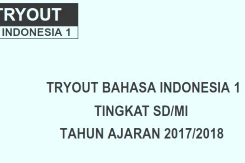 Soal ujian sekolah bahasa indonesia sd kelas 6 2013 2016